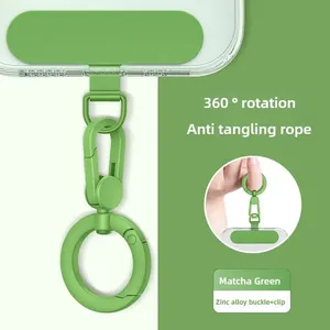 Zinc Alloy Phone Lanyard with 360 Rotation Anti-Tangling Rope <b>Hook</b> <b>Clip</b> & Buckle-Mobile Phone Accessories - Product Image 2