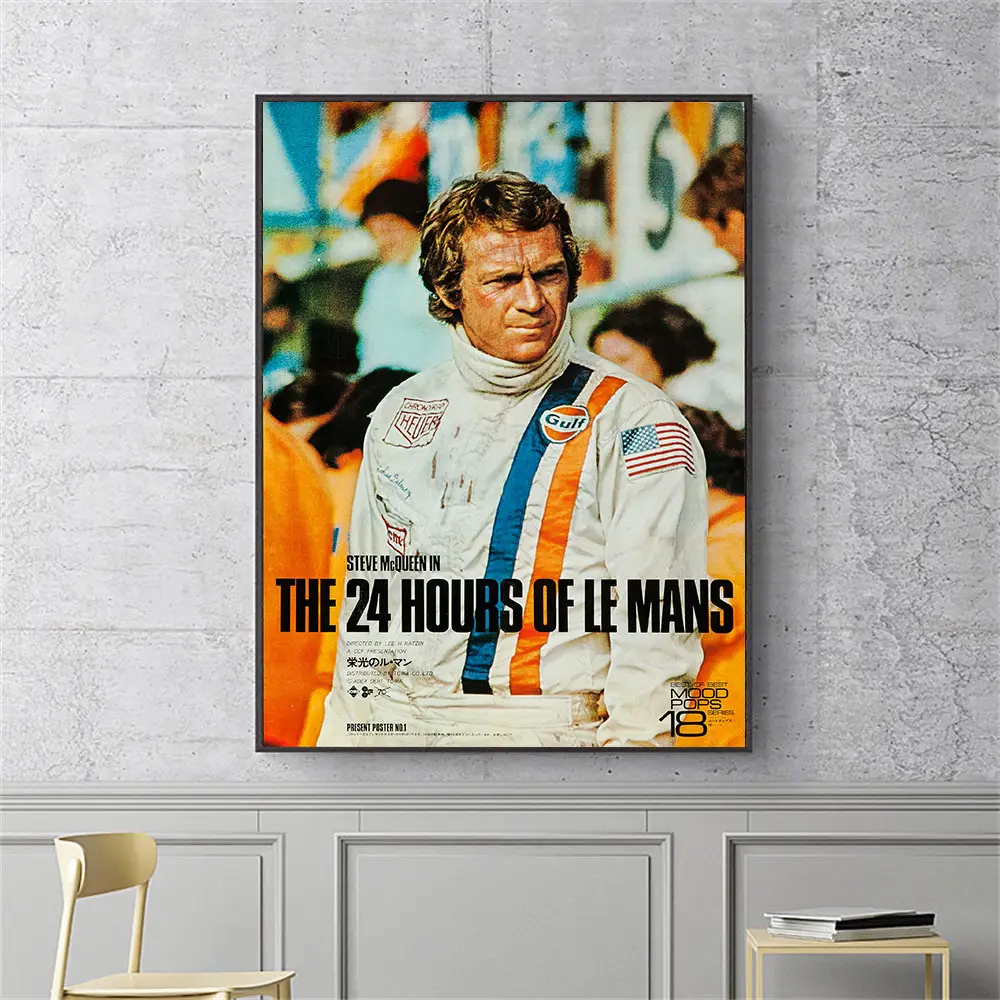 Poster astratti 24 ore di Le Mans Graffiti Art Canvas Painting Print On Wall Art Picture