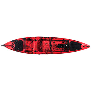 Kayak de pêche à succès BIG DACE PRO 13FT, siège unique, kayak KUER, kayak à assise sur le dessus, kayak en LLDPE rotomoulé - Product Image 4
