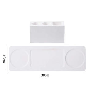 Support de brosse à dents en diatomite 30x10cm, étagère rectangulaire absorbante pour salle de bain, idéal pour hôtels et maisons d'hôtes - Product Image 5
