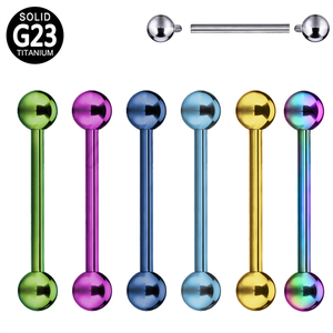 GZN основные ювелирные изделия титановый пирсинг для тела с внутренней и внешней нитью ювелирные изделия штанги Подкова Labret спираль серьги оптом - Product Image 6