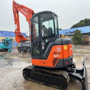 Petite pelleteuse sur chenilles Hitachi ZX50U de 5 tonnes d'occasion/mini ZX50 hydraulique d'occasion Hitachi Zx50u - Product Image 3