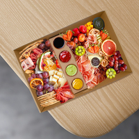Boîte-cadeau de luxe personnalisée et recyclable pour truffes au chocolat, sushi, biscuits, écologique, en papier kraft, pour noix et fruits à coque