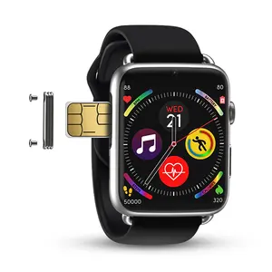 Reloj inteligente con tarjeta Sim, dispositivo con Control por aplicación Dm20, 4g, para llamadas, Android