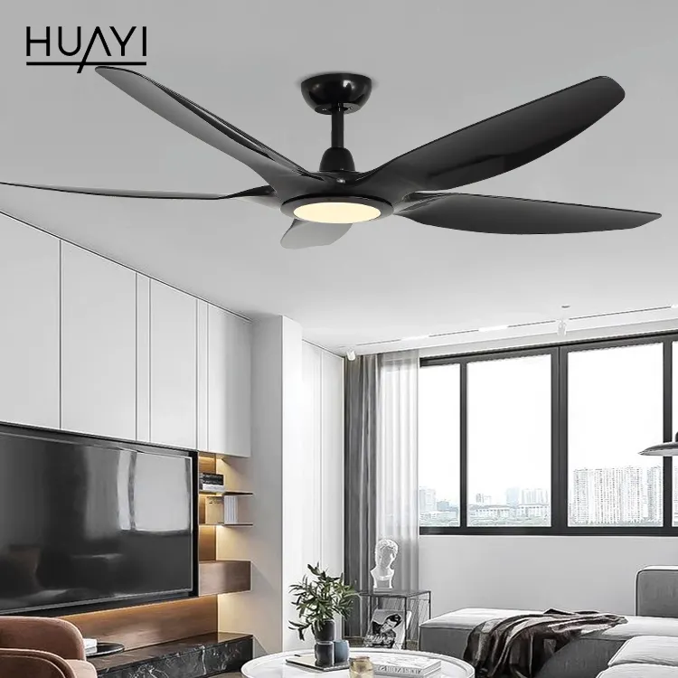 Modern Design DC Motor Energy Saving Fan Ceiling Fan With Led Lights Remote Control Large Ceiling Fan With Light