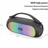 Liquidation de stock : 1000 pièces – Enceinte extérieure puissante 40W avec lumières RGB, caisson de basses Hi-Fi portable pour enceinte intelligente 5.3