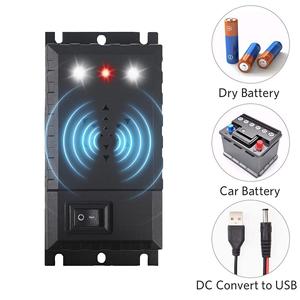 Répulsif à rongeurs électrique ultrasonique écologique 3 en 1 pour une utilisation en intérieur, en <span class=keywords><strong>voiture</strong></span>, en camping-car, dans un <span class=keywords><strong>garage</strong></span>, avec piles et alimentation USB - Product Image 1