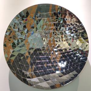 <span class=keywords><strong>Anish</strong></span> Kapoor's Bleu Couleur Acier Inoxydable Ciel Miroir Sculpture Métal Décoration Maison Artwork - Product Image 5