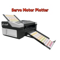 E-CUT Gran Oferta Nuevo Modelo Máquina de Corte Plotter de Alta Velocidad y Gran Área con Servomotor y Doble Cabezal, Cortadora de Vinilo con Cuchilla de 300mm