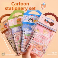 Ensemble de papeterie mignon Capybara : Carnet spirale et stylo à pression – Cadeau de rentrée scolaire pour enfants