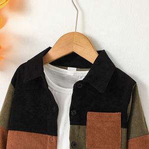 Veste de style blouson en <span class=keywords><strong>duvet</strong></span> de plumes pour garçons de 4 à 7 ans, manches longues, automne/hiver - Product Image 2