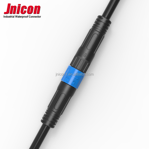 Jnicon M12 <span class=keywords><strong>10A</strong></span> 300V водонепроницаемый IP67 провод разъем 2P Push-Блокировка для освещения - Product Image 4