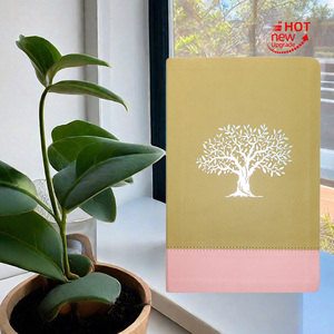 Mot de luxe Arbre Conception Sainte <span class=keywords><strong>Bible</strong></span> Pu Cuir Kjv Christian Argent Timbre Foiling Jaune Couleur Sainte <span class=keywords><strong>Bible</strong></span> - Product Image 3
