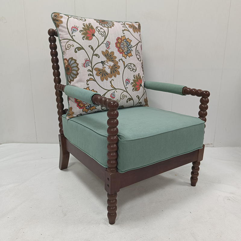Water lake blue sunflower velvet cloth-vintage frame