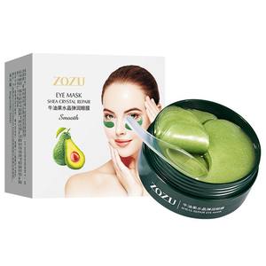 Masque oculaire avocat ZOZU, hydratant, <span class=keywords><strong>Anti</strong></span>-<span class=keywords><strong>rides</strong></span>, cristal au collagène, <span class=keywords><strong>meilleur</strong></span> accessoire pour le visage, patchs pour les cernes - Product Image 1