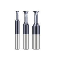 TGS fraise à queue d'aronde en carbure de tungstène ODM/OEM personnalisable fraise en bout en aluminium 45 60 degrés mèches de routeur CNC pour l'acier