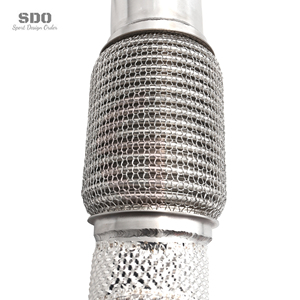 Tubo de Escape de Alto Rendimiento SDO SUS304 para VW <span class=keywords><strong>Golf</strong></span> <span class=keywords><strong>7</strong></span> <span class=keywords><strong>7</strong></span>.5 MK7 MK7.5 <span class=keywords><strong>GTI</strong></span> 2013-2020, Tubo Recto con Junta Flexible - Product Image 6
