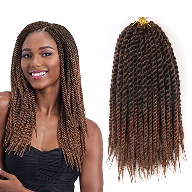 Extensiones de Cabello Trenzado Senegalés Ombre, Cabello Sintético para  Trenzas, Trenzas de Cabello Suaves y Lisas