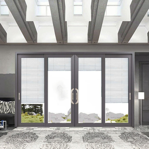 Nội thất hiện đại không thấm nước cửa trượt kính với kính hai lớp kính cường lực cho phòng tắm và khách sạn sử dụng - Product Image 3