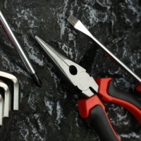 Ensemble d'outils à main de 45 pièces pour l'entretien ménager et les réparations domestiques de base
