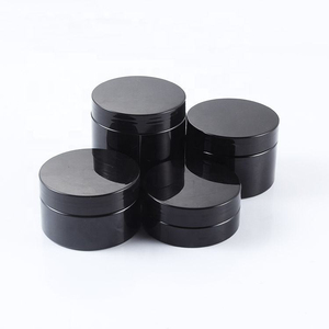 <span class=keywords><strong>Bocaux</strong></span> en plastique PET noir de qualité alimentaire à large ouverture avec couvercles assortis pour <span class=keywords><strong>le</strong></span> stockage de crèmes pour <span class=keywords><strong>le</strong></span> visage, shampoings et soins de la peau (vente en gros) - Product Image 6