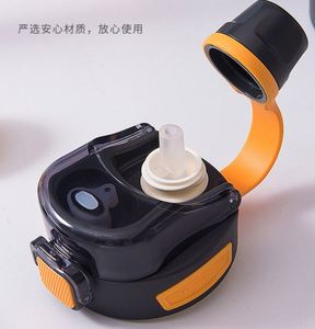 Insulated Water <b>Bottle</b> with 2-in-1 Lid, Travel/Sports <b>Bottle</b>, Slim Water <b>Bottle</b> for Men, Women, Leak Proof - Product Image 4