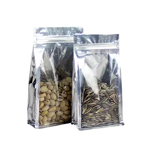 Packaging of food and fine dried fruit tea in transparent aluminum foil octagonal sealed self-supporting bag