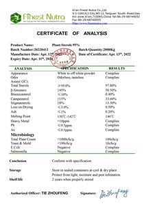 La fabbrica fornisce steroli vegetali naturali al 95% - Product Image 5