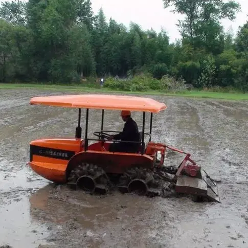 Tractor de campo de arroz/tractor de barco pequeño/neumático de arroz, tractor de granja, para cultivo de campo de arroz