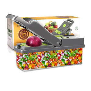 Vente chaude cuisine Multi 16 en 1 manuel <span class=keywords><strong>Mandoline</strong></span> fruits coupe-légumes oignon Dicer légumes trancheuse hachoir à légumes - Product Image 1
