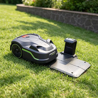 Tondeuse à gazon robotisée contrôlée par application avec une largeur de coupe de 200 mm, moteur sans balais et lame en alliage pour l'entretien des jardins résidentiels OEM