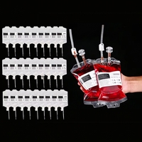 Sachets de boisson sur mesure thème horreur pour Halloween, décoration de festival, conteneur de jus pour événements, sac de sang – Vente en gros directe usine