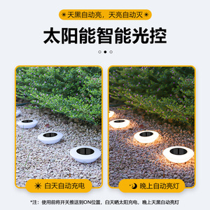 <b>Solar</b> Garden <b>Light</b> Outdoor LED Landscape Lighting Waterproof <b>Ground</b> Mount For Yard Patio Decor 2-Year Warranty - Product Image 3