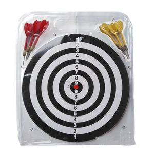 Jeu de fléchettes Target Toss, jeu de fléchettes de 17 pouces, 6 fléchettes avec filet en acier, <span class=keywords><strong>cible</strong></span> de fléchettes, jouets OEM, emballage mural, matériel d'origine pour enfants - Product Image 2