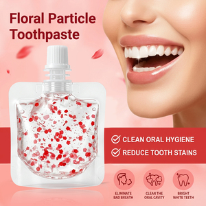 <span class=keywords><strong>Pasta</strong></span> de Dientes con Aroma a Pétalos de Flores, Paquete Individual Portátil, Limpieza Profunda, Aliento Fresco, Cuidado Bucal para Viajes - Product Image 2