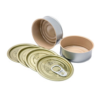 Couvercles de boîtes de conserve à ouverture facile en TFS de qualité alimentaire, imprimés sur mesure, pour les boîtes de jus