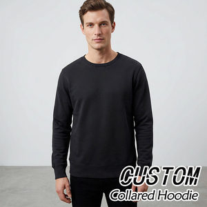 Timagot Qcw 1104 冬季厚重加厚纯色连帽衫常规版型男女通用套头衫刺绣 420gsm 涤棉混纺 - Product Image 2