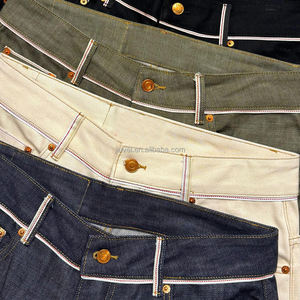 Toptan Erkek Ham Selvedge Denim Pantolon Tasarımcı Vintage Büyük Beden Japon Sokak Giyim Selvage Kot Üreticisi - Product Image 2