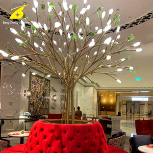 Lustre artistique <span class=keywords><strong>en</strong></span> forme d'arbre fleuri, magnolia contemporain pour plafond haut et atrium - Product Image 2