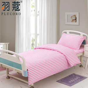 <span class=keywords><strong>Polycotton</strong></span> Bệnh Viện Bộ Đồ Giường Đặt Nhiều Màu Sọc Phong Cách Bệnh Viện Giường Được Trang Bị Tấm - Product Image 4