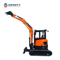 Penggali kecil Mini 4 Ton CE/EPA/EURO 5 Tiongkok grosir harga ekskavator Mini kompak untuk harga diskon murah