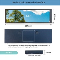 8.8 pouces barre étirée sous-panneau Interface MIPI HD-MI carte pilote USB pour moniteur LCD tv affichage PC de jeu Raspberry pi