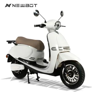Newbot EEC SWAN 4500 W 51 Ah elegante weiße 12-Zoll-Elektro-Scooter Elektro-Moped Elektro-Motorrad für Erwachsene