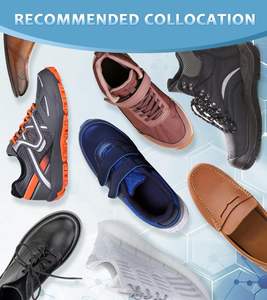 Semelles rehausseuses pour chaussures, coussin orthopédique absorbant les chocs, confort unisexe, support pour les pieds plus hauts - Product Image 6