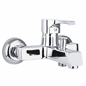 Modern Lead Free Brass Bathroom Bath Mixer Metered Faucets Anti-Scratch Polished <b>Single</b> Handle 4" Centerset Deck Mounted Total - Product Image 2