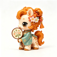 Figurine de Cheval en PVC Personnalisable et Amusante, Style Ancien, Boîte Mystère 9cm, Jouet Promotionnel, Figurine de Collection Designer, Cadeau, Jouet d'Art, Collections