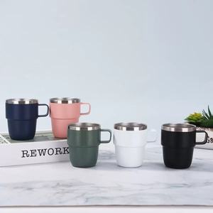 Kecolove 190ml Mignonne Mini Tasse Thermos à Café en Acier Inoxydable 304 à <span class=keywords><strong>Double</strong></span> Paroi pour le Bureau – Idée Cadeau - Product Image 5