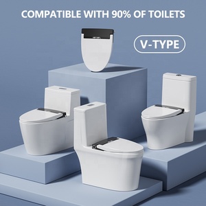 Smart Ultra-Thin Electric <strong>Bidet</strong> <strong>Toilet</strong> <strong>Seat</strong> <strong>with</strong> Heating Cleaning Remote Control Plastic Elongated <strong>Seat</strong> Modern Design - Product Image 5