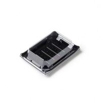 Boîtes en plastique transparent PLA de 6 pouces, écologiques, jetables, emballage alimentaire personnalisé pour gâteaux, petit-déjeuner, pain