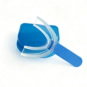 Protège-dents anti-ronflement, dispositif buccal sur mesure à personnaliser par cuisson et moulage pour l'<span class=keywords><strong>apnée</strong></span> du sommeil, dispositif oral réutilisable anti-grincement des dents avec étui - Product Image 4